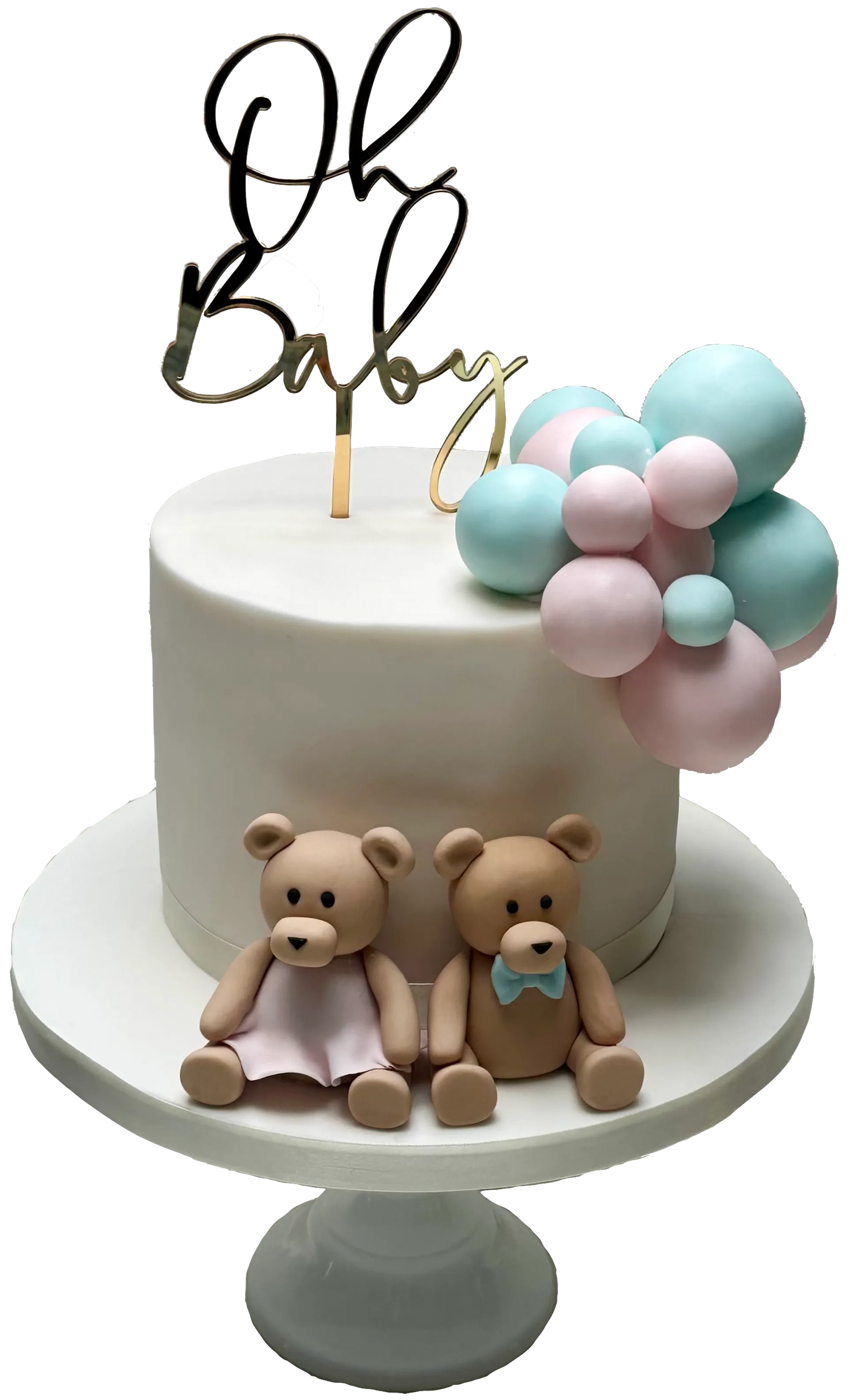 Gender reveal cake