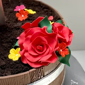 Fondant flowers example
