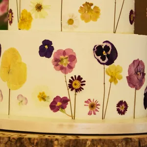 Pressed flowers example