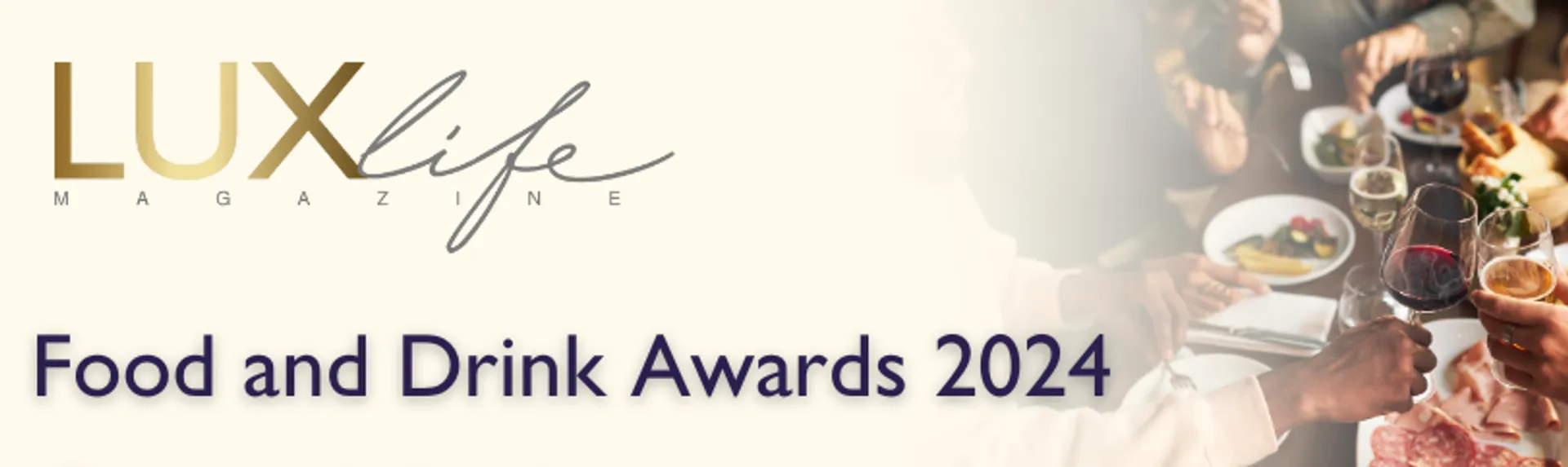 Luxlife Food & Drinks Awards Winner Banner