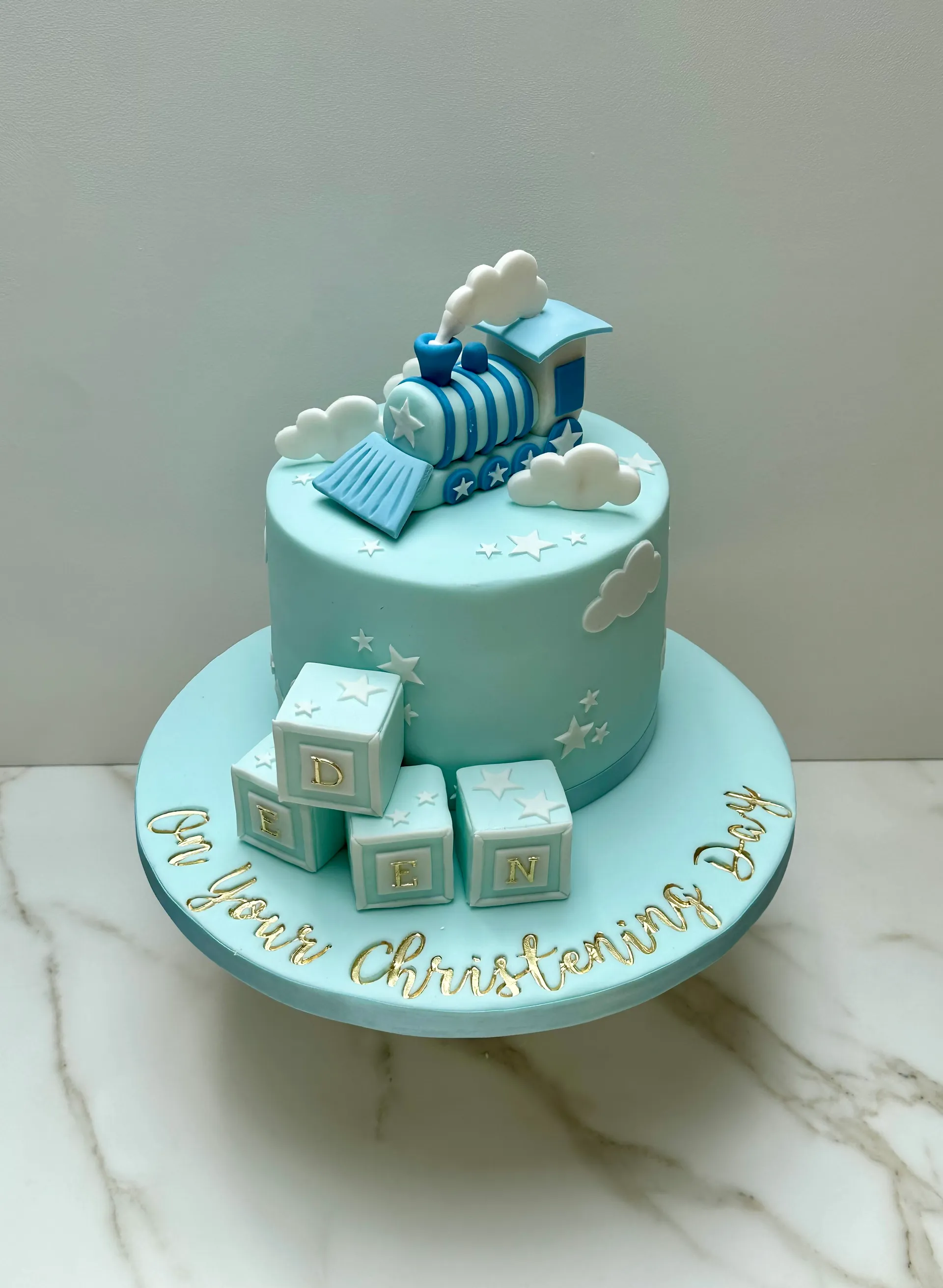 Christening celebration cake