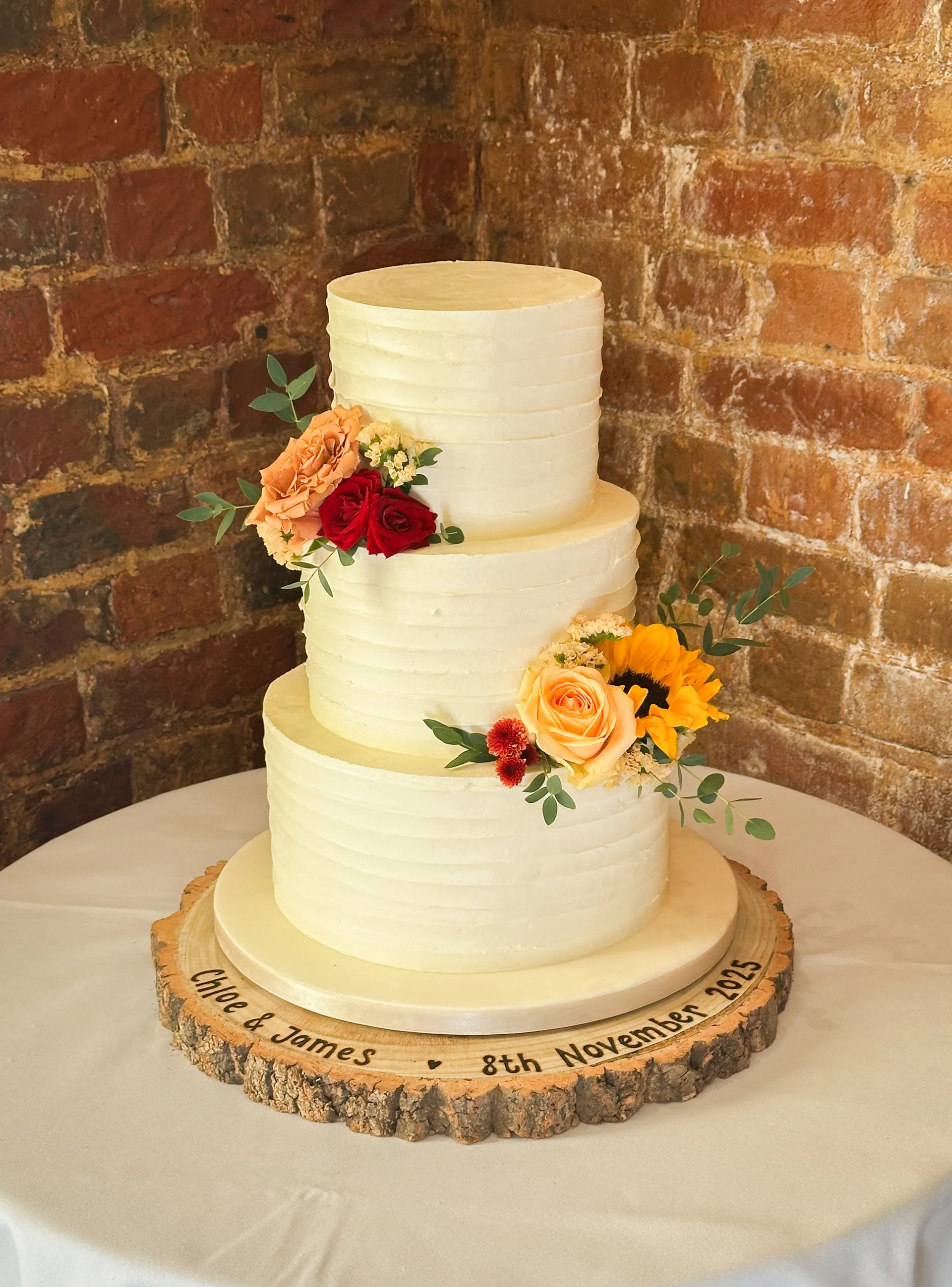 Wedding cake at The Old Mill